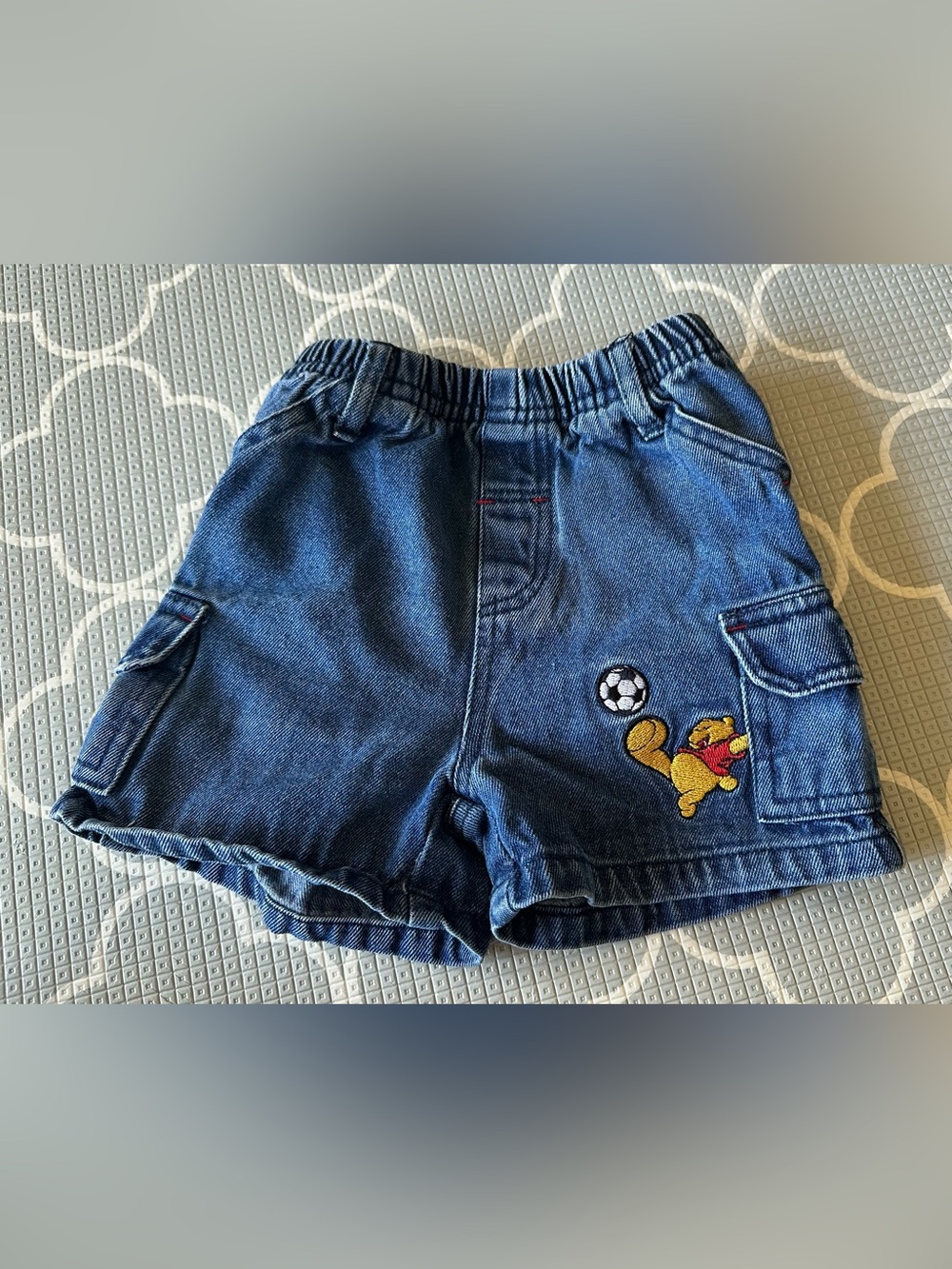 Vintage Disney Winnie the Pooh Baby Denim Shorts